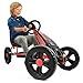 Hauck Cyclone Pedal Go Kart with Adjustable Bucket Seat, 12 Inch EVA Foam Plastic Wheels, Handbrake for Rear Wheels - Ride On Toy for Kids 4-10 years