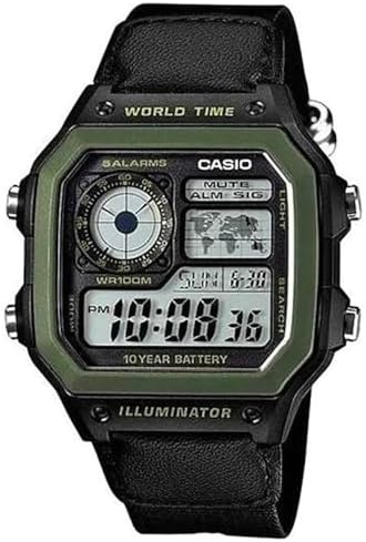 Casio Digital Watch: AE-1200WH Men