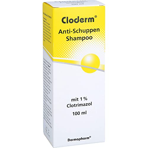 CLODERM Anti Schuppen Shampoo 100 ml Zur Reduzierung von Schuppenbildung und Juckreiz