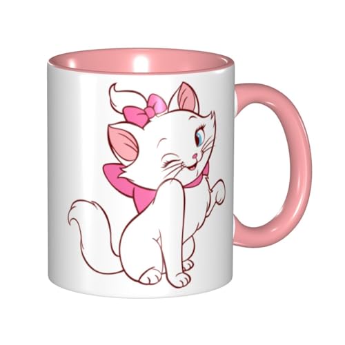 マリーちゃん 猫 ネコ マグカップ 330ml ティーカップ コーヒーカップ カップ セラミック Mug Cup 軽量 直接ドリップ おしゃれ かわいい 電子レンジ対応 グッズ オフィス 家用 プレゼント