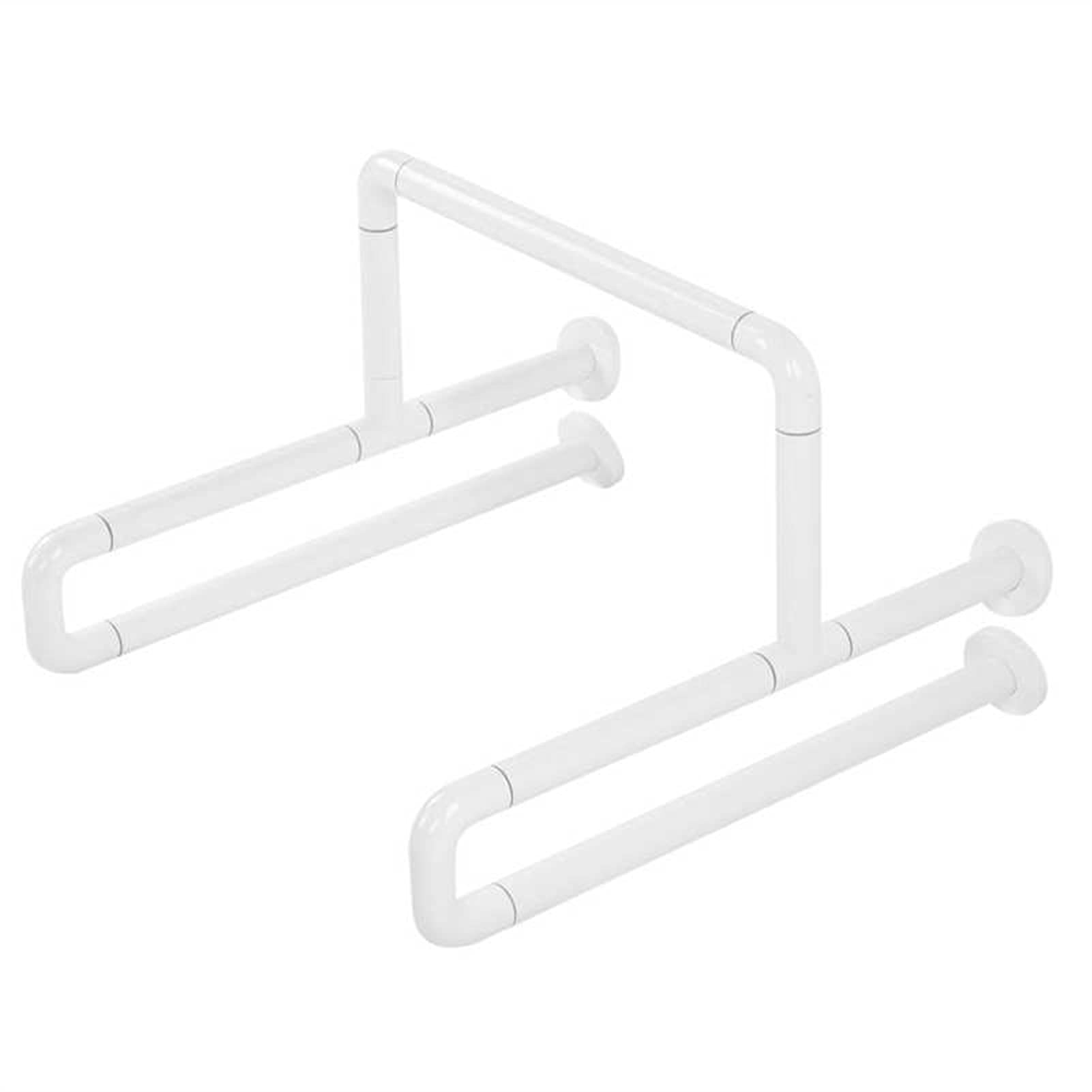 FKXSXAZ Toilet Grab Bar Stainless Steel Bathroom Safety Hand Rail for Elderly with Fluorescent Ring Anti-slip