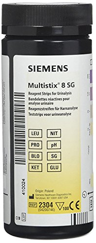 Price comparison product image Siemens Multistix 8 SG Urine Reagent Test Strips - 100 Strips per Box: Accurate and Convenient Monitoring