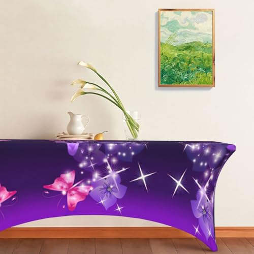 Nappe rectangulaire extensible grand format facile à nettoyer pour table ovale - 8