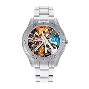 Mens watches are made of high-quality alloy and can be used for a long time. The wristwatch has a classic round dial, which is pleasing to the eye, has a cool design and is easy for men to wear. This stylish men's watch pairs well with almost any out...