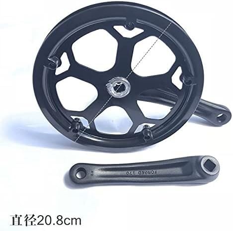 Korba z zębatką, Pierścień łańcucha korbowego, mechanizm korbowy roweru Mechanizm do składanego Tarcza ze stopu aluminium z kwadratowym otworem