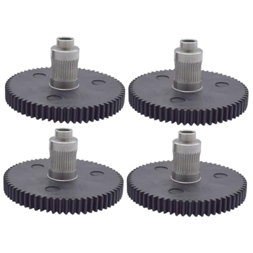 PartyKindom 4pcs Stainless Steel Extrusion Gear for Printer Extruder Drive Wheel Printer Extrusion Gear Parts