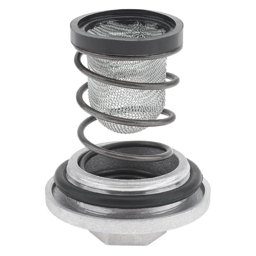 Acunny - Filtro de drenaje de aceite para scooter, tapón de drenaje para scooter, tornillo de drenaje de sumidero con filtro de resorte,Accesorios para scooter, piezas de repuesto compatibles para