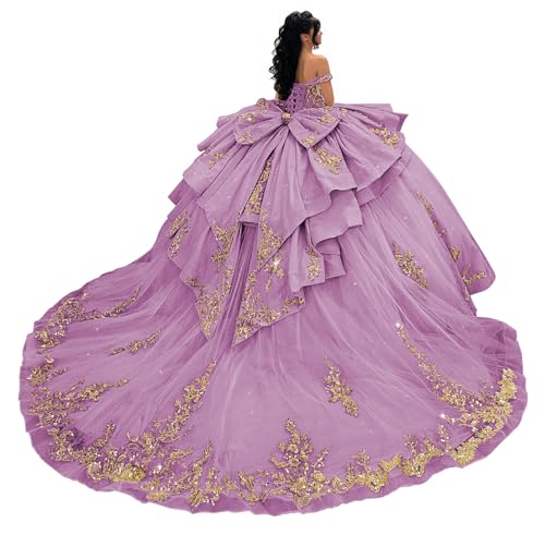 Ftupza Plus Size Quinceañera Dress Princess Mauve Ball Gown 16