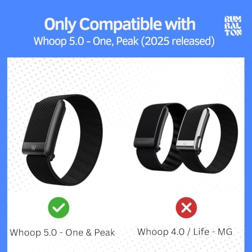 Image of Premium Sports Strap for Whoop 5.0 - One & Peak 2025 Released Band Replacement Strap Accessory | Soft Felt | Silicone Band for Fitness (Device Not Included) (Sky Blue)