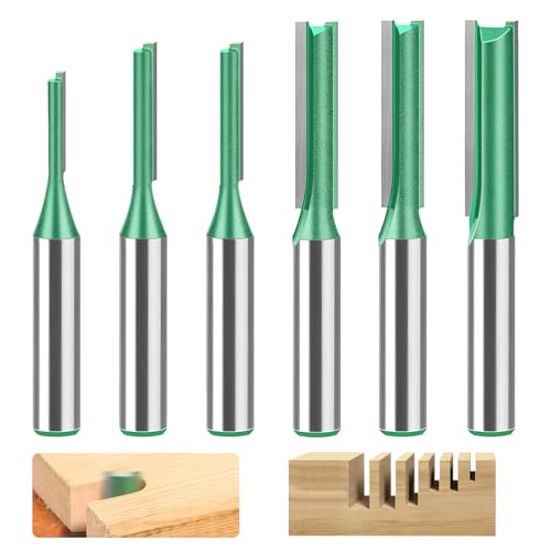 6 Stück Fräser 8mm Schaft, Nutfräser, Ø3mm, 4mm, 5mm, 6mm, 7mm, 8mm Fräser Schaft, Fräsfräser, Schlitz Holz Fräser, Nutfräser Set, Holzfräser für Holzbearbeitung 6 Stück Fräser 8mm Schaft, Nutfräser, Ø3mm, 4mm, 5mm, 6mm, 7mm, 8mm Fräser Schaft, Fräsfräser, Schlitz Holz Fräser, Nutfräser Set, Holzfräser für Holzbearbeitung