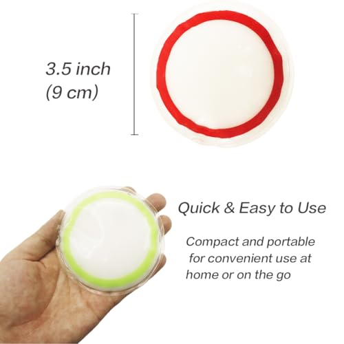 Image of Boo Boo Ice Pack for Kids, Small Ice Pack for Injuries Cold Compress Gel Pack Cold Therapy for Scrape Knee, Bump Head, Hurt Elbow, Hit Thumb (5 Count (Olympic Ring))