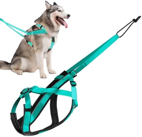 Dog Sled Harness | Reflective Running Harness for Dogs, Adjustabl...