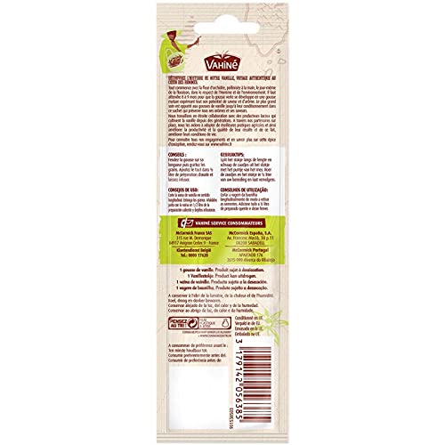 VAHINE - Vahiné Vanille 1 Gousse 2 9G - Lot De 3 - Vendu Par Lot