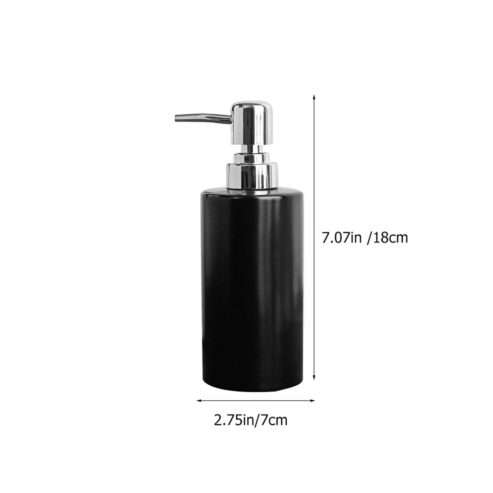 Dispensador de jabón de cerámica Dispensador de jabón Viaje cerámica Recargable, Botella loción portátil for Lavado Manos, champú, Gel Corporal, baño, hogar, Oficina, Uso en Gimnasio