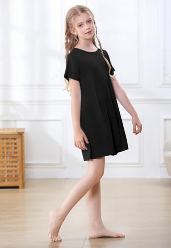 Umeyda Girls & Women's Soft Nightgowns Sleep Shirts Sleepwear Nightdress3