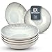 Produktbild Suppenteller 6er Set Ibiza - Premium Steingut, Kratzfest, Für Spülmaschine, Mikrowelle - Stylishes Tiefe Teller Set, Pasta Teller Tief Groß - Pure Living Geschirr, Geschirrset in Hellem Beige