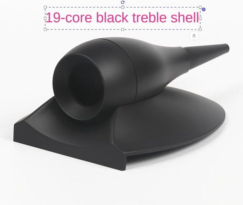 Generic 2 pcs Speaker speaker for tweeter shell plus top for tweeter shell 19-core 25-core for tweeter empty shell - (Color: 25 Black case)