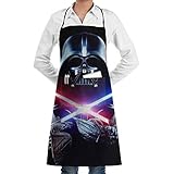 delantal star wars hombre Este cómodo delantal es muy adecuado para todo tipo de trabajo, muy adecuado para uso en casa o estudio, cocina, jardín o mesa de manualidades, ¡será un excelente compañero en tu vida de moda!