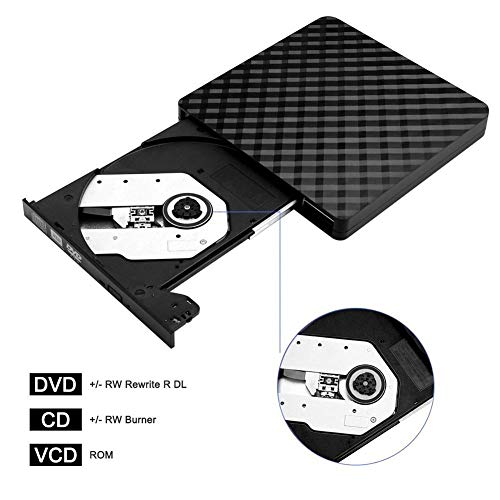 Dvd-brander, dvd-brander Externe compactdisk-brander, draagbare ultradunne USB 3.0 dvd-brander Optisch station voor… - Image 8
