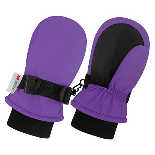 Sarfel Toddler Waterproof Mittens Toddler Winter Gloves Toddlers Snow Gloves for Kids Ski Mittens for Baby Thinsulate 1-7Y