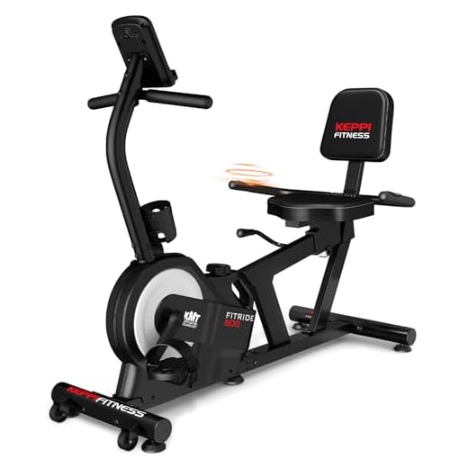 KeppiFitness Bicicleta ergométrica reclinada, bicicleta reclinada para adultos com resistência magnética, bicicleta ergométrica para casa, capacidade de 172 kg, bicicletas estacionárias
