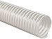 Flx-Thane HD Polyurethane Duct Hose, Clear, 8" ID, 0.045" Wall, 25