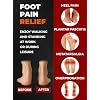 2 Packs of 220+ lbs Plantar Fasciitis High Arch Support Insoles Men Women - Orthotic Shoe Inserts - Boot Work Shoe Insole (Black, XXL)