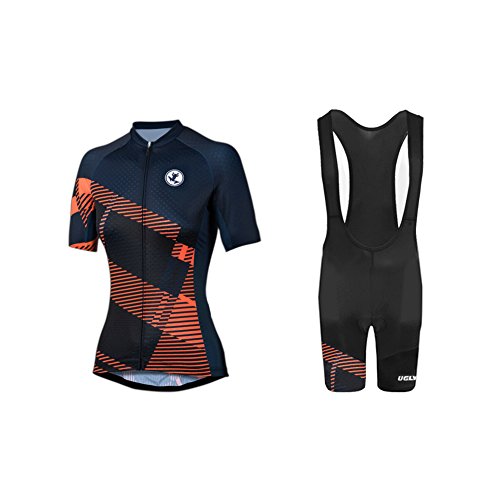 Maillot cyclisme femme avec cuissard complet Ugly Frog pour le velo de printemps et ete