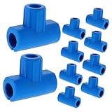 PENIKOKO 10 Piezas de Carrete de Pesca de Resistente Adaptador para Carretes Spinning Accesorio Fácil de Usar para Pesca con Líneas y Señuelos Color Azul