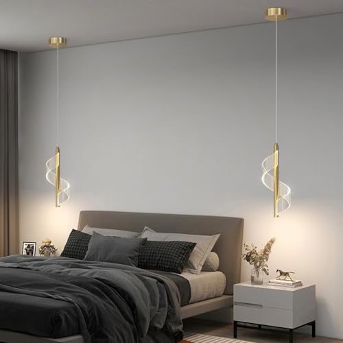 Lámpara de araña LED moderna de aluminio con pantalla acrílica 7