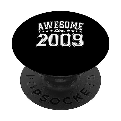 Impresionante desde 2009 Cumpleaños Impresionante Vintage PopSockets PopGrip Intercambiable