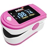 Pulox PO-200 Solo Pulsoximeter Pink zur Messung von SpO2, Puls und PI