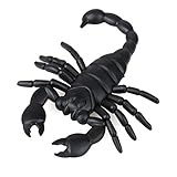 Boieo Scary Realistic Fake Scorpion Insects Prank Joke Toys Bugs Halloween Props Party Decorations, 10 pcs