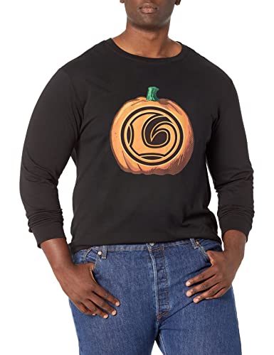 T-shirt Marvel Loki Pumpkin pour homme vêtement noir col rond