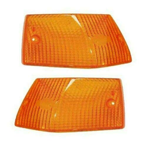 Paire de verre orange clignotant arrière pour Vespa PX -150-200/E