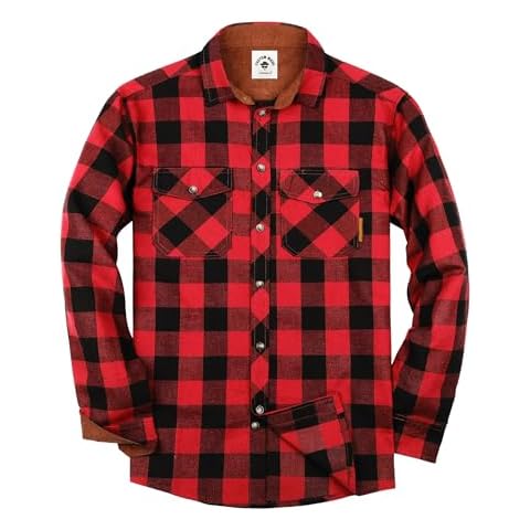 Chemise Flanelle TARAINYA Rouge Noir Cover