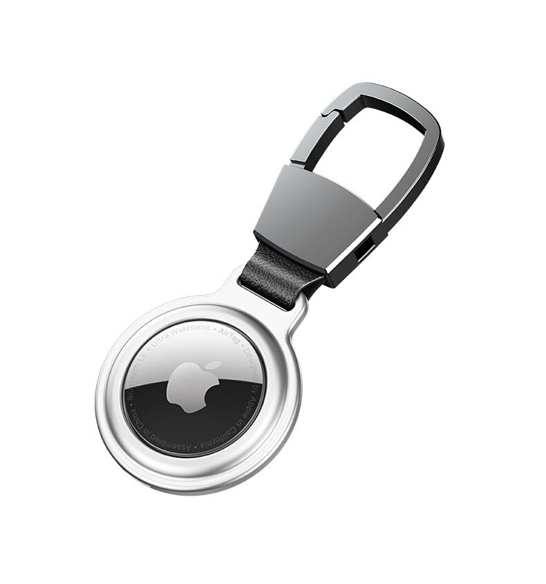 Llavero magnético AirTag en metal de aluminio con fijación fuerte