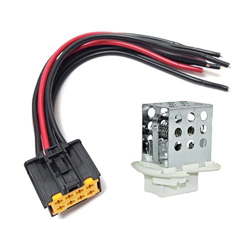 Kit Réparation Câble Faisceau Câblage Fiche Électrique Prise de Connectique Connecteur Plug Adaptateur Résistance Climatisation compatible pour Master 2 7701057557 4415550 93181462 740151N 150062110