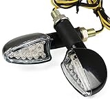 ★ Einfach zu installieren: Für Anfänger kann es einfach installiert werden. Sie müssen nur das schwarze Kabel mit dem schwarzen Kabel und das rote Kabel mit dem roten Kabel verbinden. Befestigen Sie es dann an der gewünschten Motorradposition