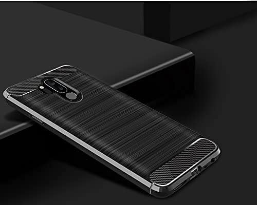 Image of Hybrid Carbon Fiber Back Case for LG G7 ThinQ (Black)