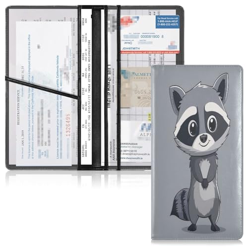 Organizador de guantera de cuero miniatura 2