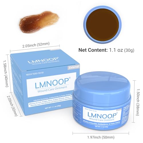LMNOOP® Wound Care Ointment - Fast Healing Wound Cream, Maximum Repair for All Ages, Wound Healing Ointment for Deep/Open/Surgical Wounds, Bedsores, Diabetic Wounds, Ulcers, Burns, Cuts - Thumbnail 7