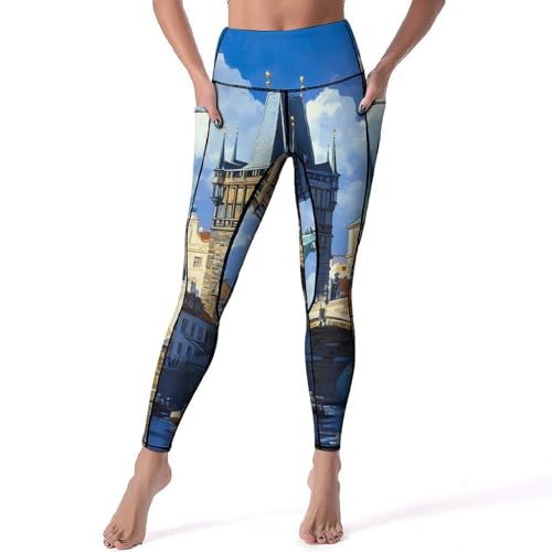 Charles Bridge Women's High Waist Yoga Leggings