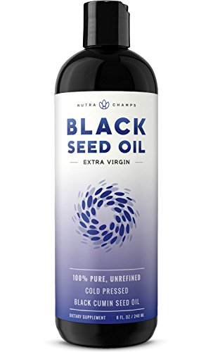 Organic Black Seed Oil - Premium Nigella Sativa Black Cumin Supplement with Thymoquinone