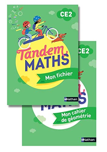 Nathan - Tandem - Fichier de l'élève + Cahier géométrie CE2