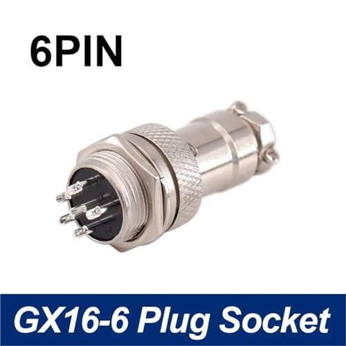 Conector de cable GX16 de 6 pines contra falsos contactos en electrónica 2