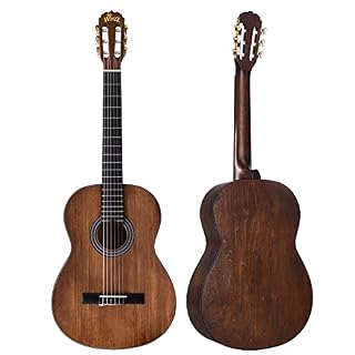 Winzz Guitare Classique Adulte Débutant, Guitare Classique 4/4 Nylon avec 7 Accessoires (39 Pouces, Marron Matte) - Les Beatles, Paul McCartney, John Lennon, RIngo Starr, George Harrison Winzz Guitare Classique Adulte Débutant, Guitare Classique 4/4 Nylon avec 7 Accessoires (39 Pouces, Marron Matte) – Image 3