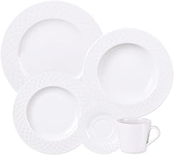 Aparelho de Jantar Tramontina Ingrid em Porcelana Decorada 30 Peças