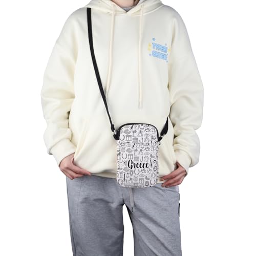 G2TUP Greece Trip Gift Greece Crossbody Bag Greek Culture Travel Bag Mediterranean Explorers Gift4