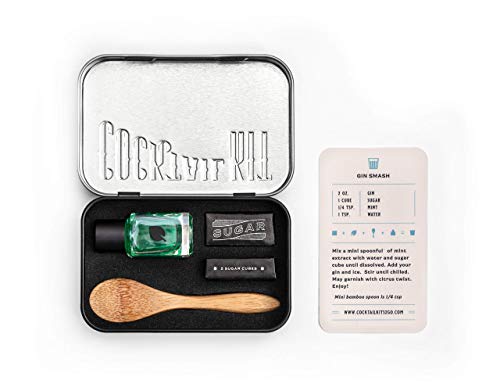 Cocktail Kits 2 Go Cocktailkits2Go- Conjunto de Coquetéis Gin Smash para Amantes de Coquetéis Artesa